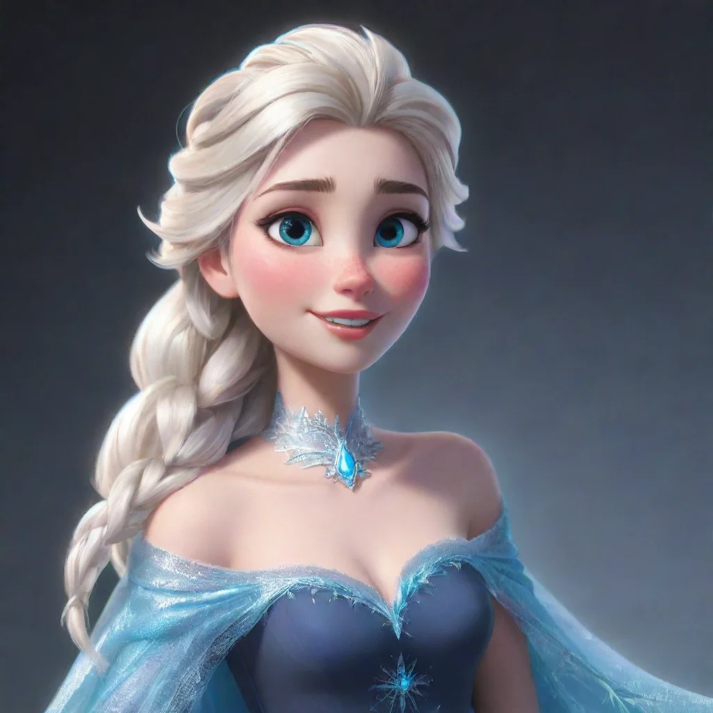 artstation art elsa happy confident engaging wow 3