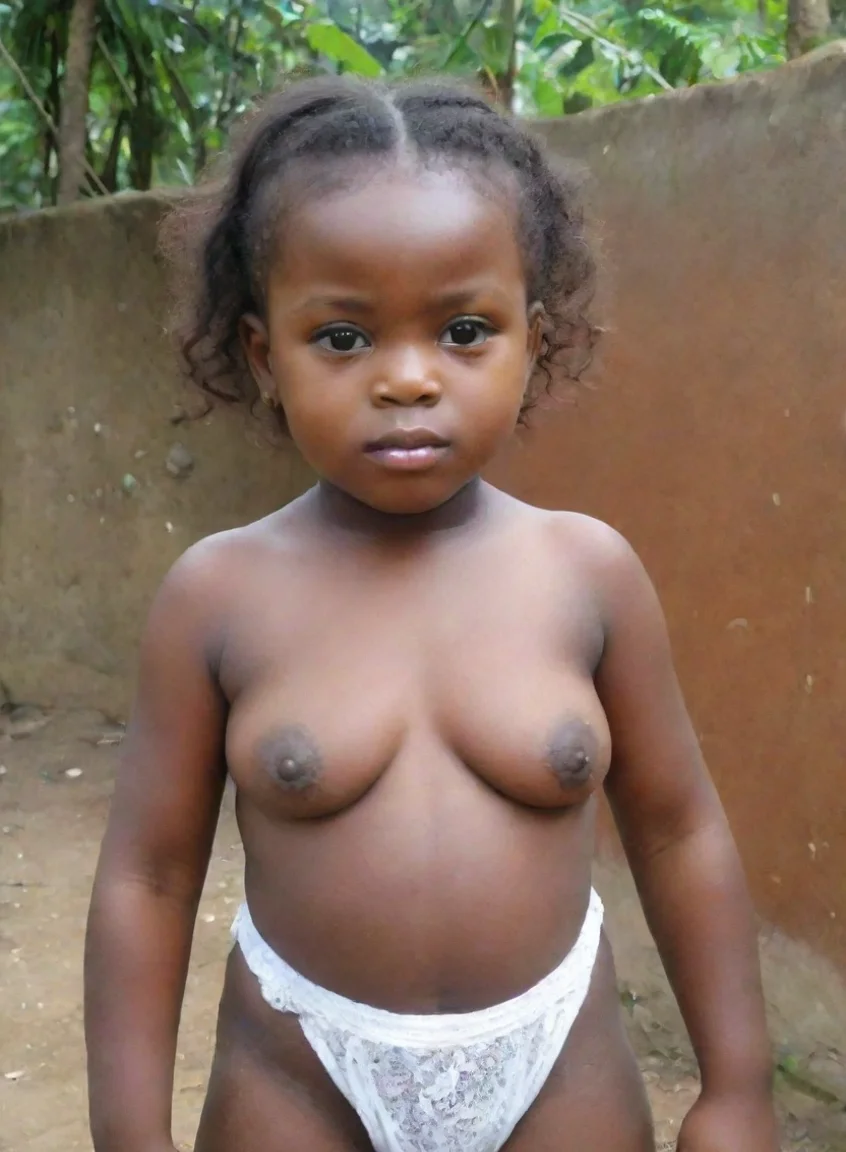 aiartstation art enfant fille congolaise gros seins confident engaging wow 3 portrait43