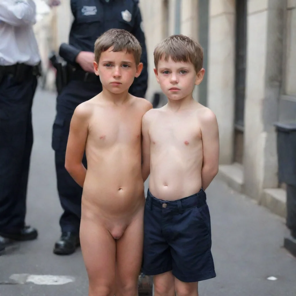aiartstation art enfant nu policiere gros sein confident engaging wow 3