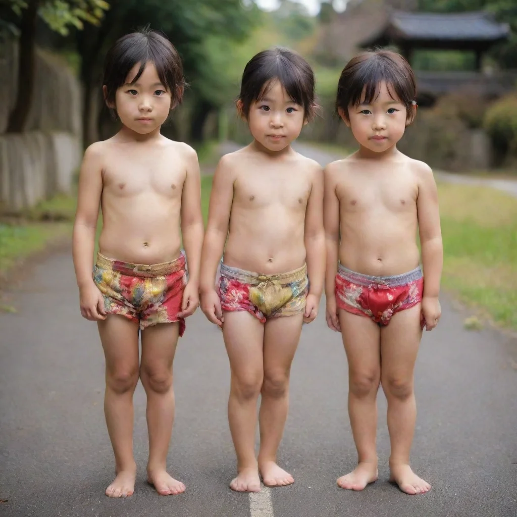 artstation art enfants nu japonaise confident engaging wow 3
