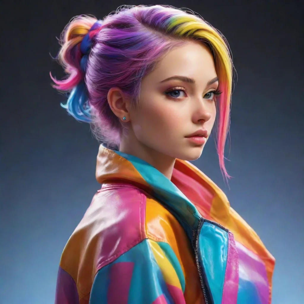 aiartstation art epic character super chill cool gorgeous stunning pose realism profile pic colorful clear clarity details hd confident engaging wow 3