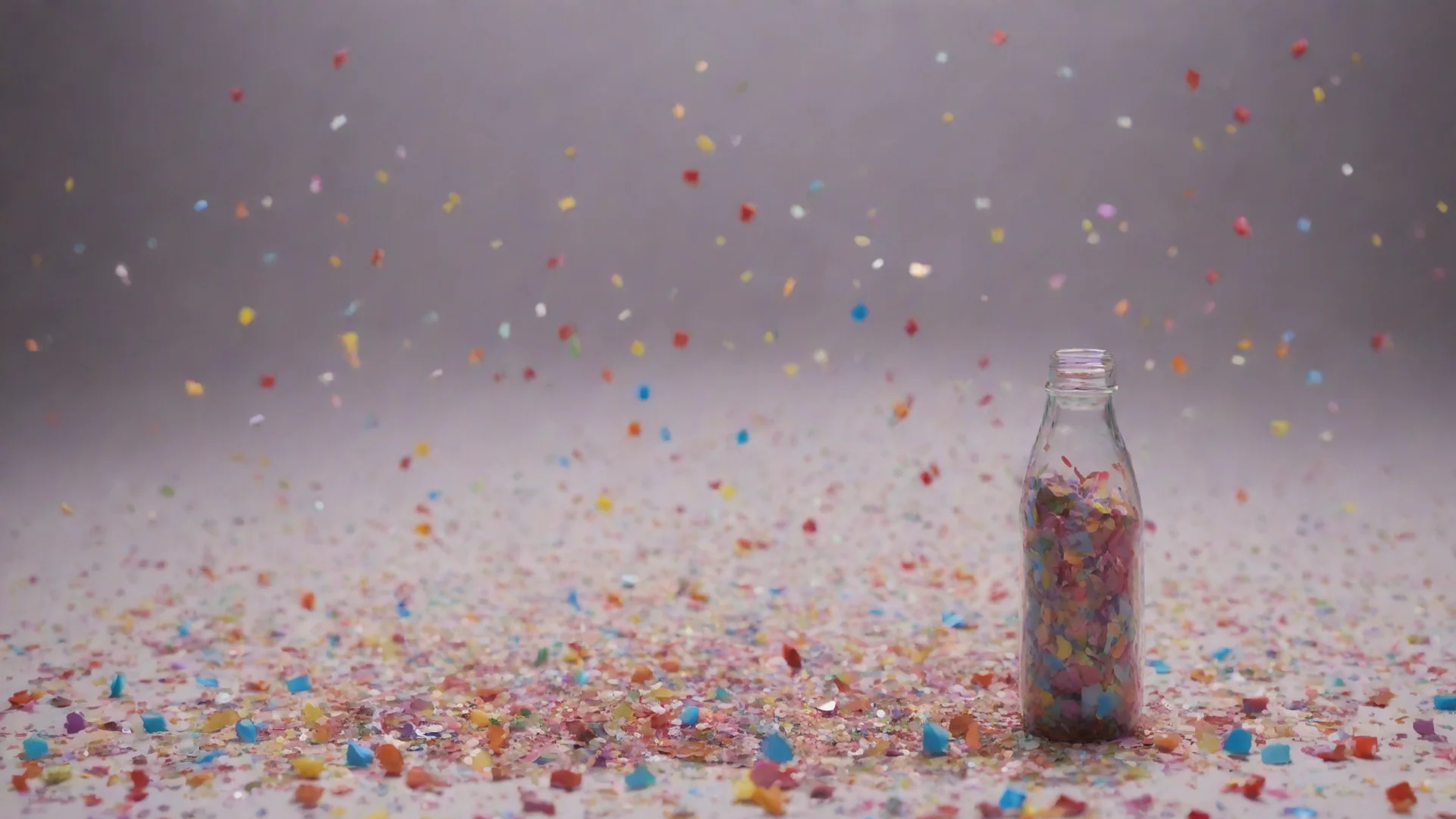 aiartstation art epic lovely artistic wind bottle pop confetti amazing celebration wonderful detailed asthetic confident engaging wow 3 wide