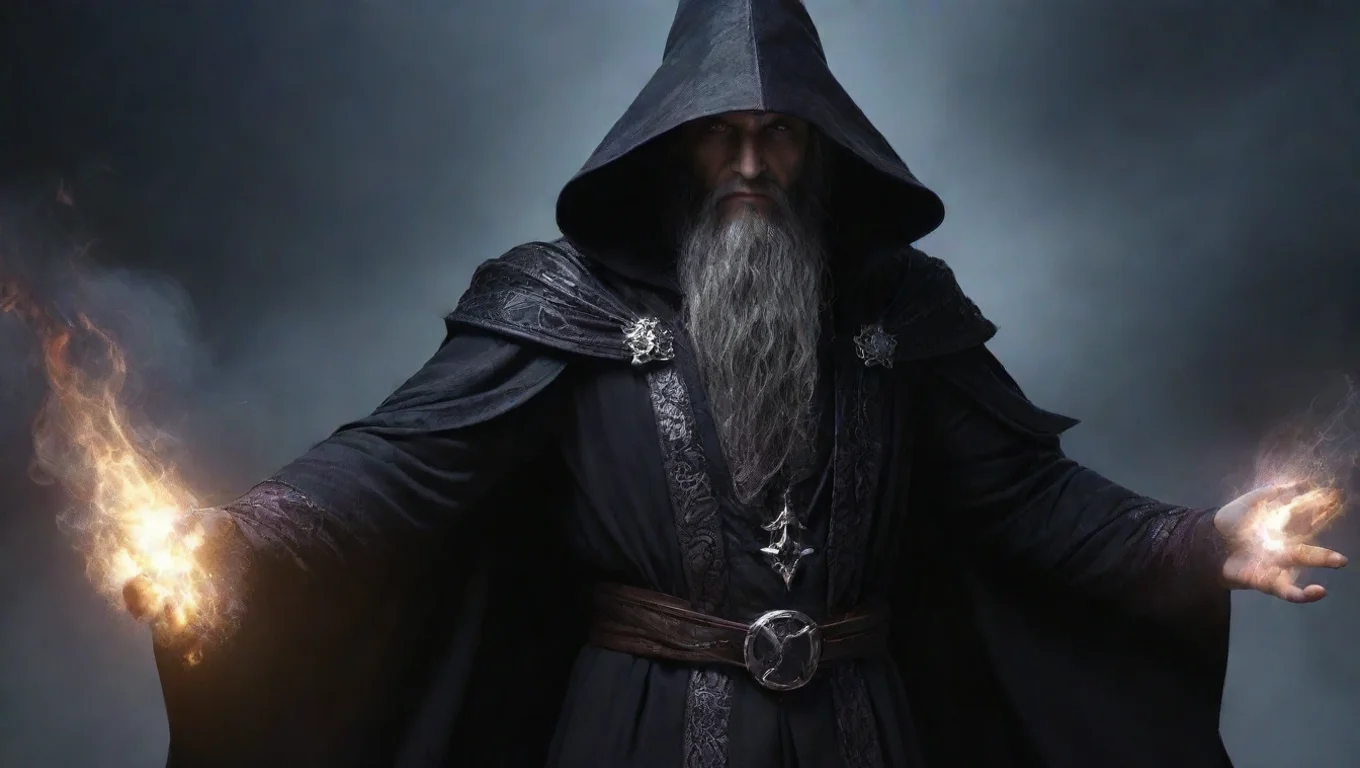 aiartstation art epic real stunning dark wizard extremely powerful confident engaging wow 3 widescreen