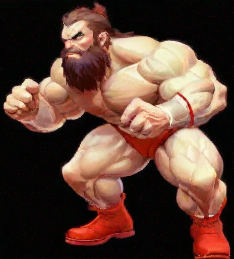 aiartstation art epid hd street fighter jack dorsey muscly wrestler confident engaging wow 3