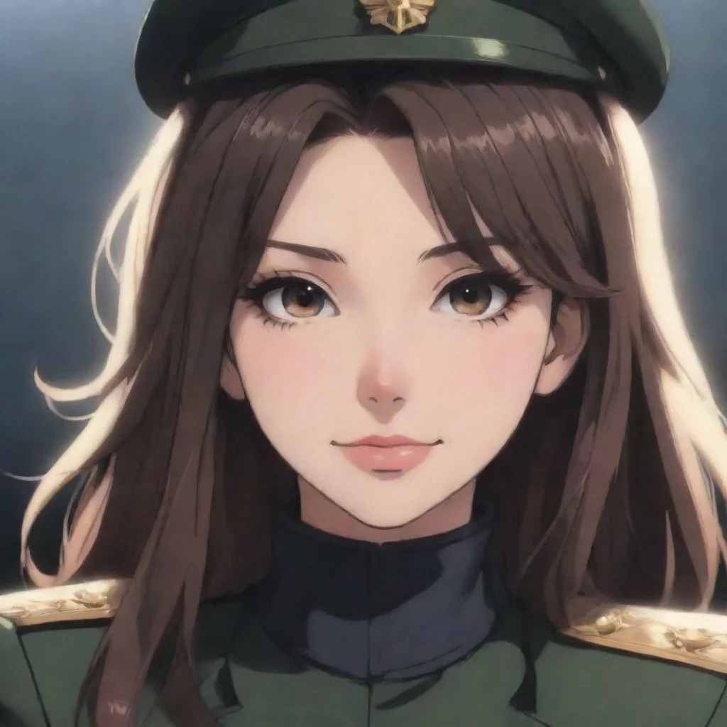aiartstation art evil anime woman smirk military commander hd aesthetic confident engaging wow 3
