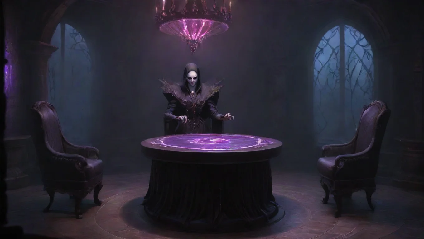 aiartstation art evil villain hq headquarters ring table evil villain meeting dark vibe dark energy evil fantasy stylized confident engaging wow 3 widescreen