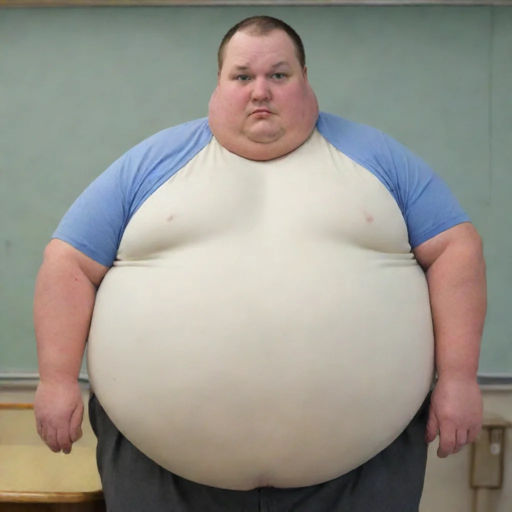 artstation art extremely obese teacher confident engaging wow 3