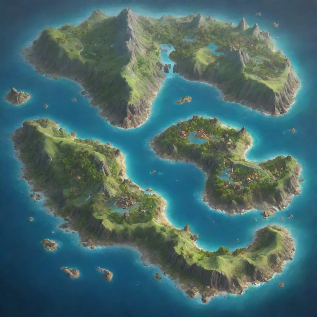 aiartstation art fantasy map of fantasy islands with made up places and towns with imaginary names confident engaging wow artstation art 3 confident engaging wow 3