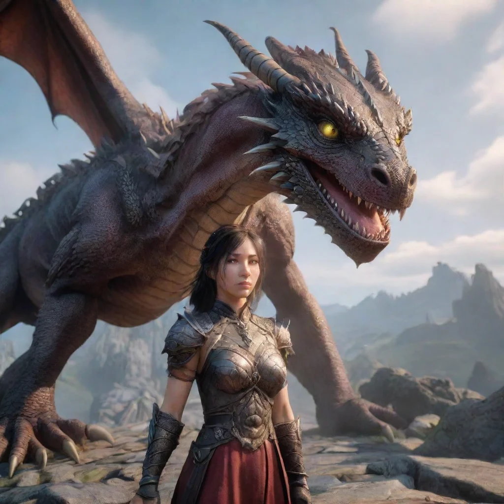 aiartstation art female dragon romantic first person confident engaging wow 3