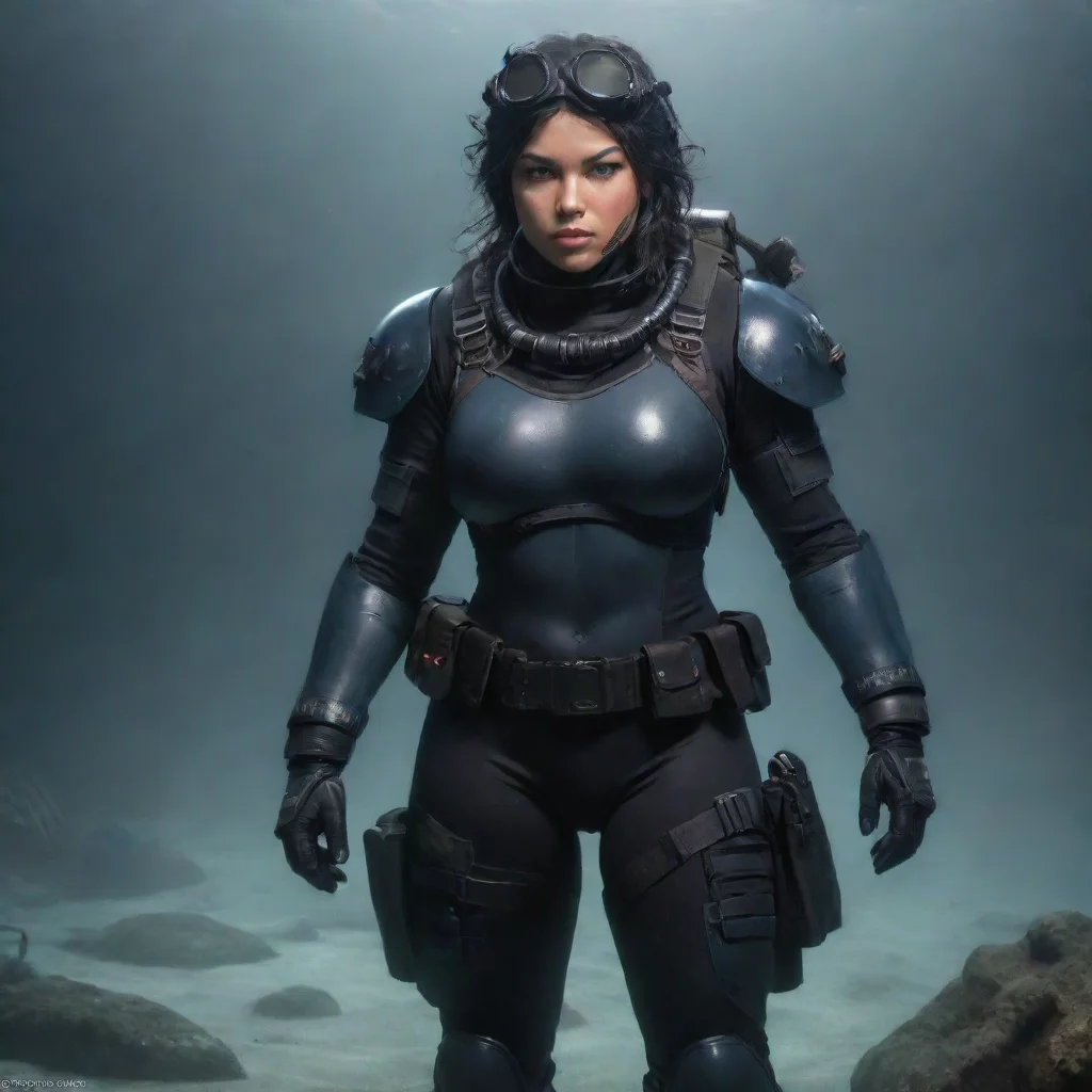 artstation art female helldiver confident engaging wow 3