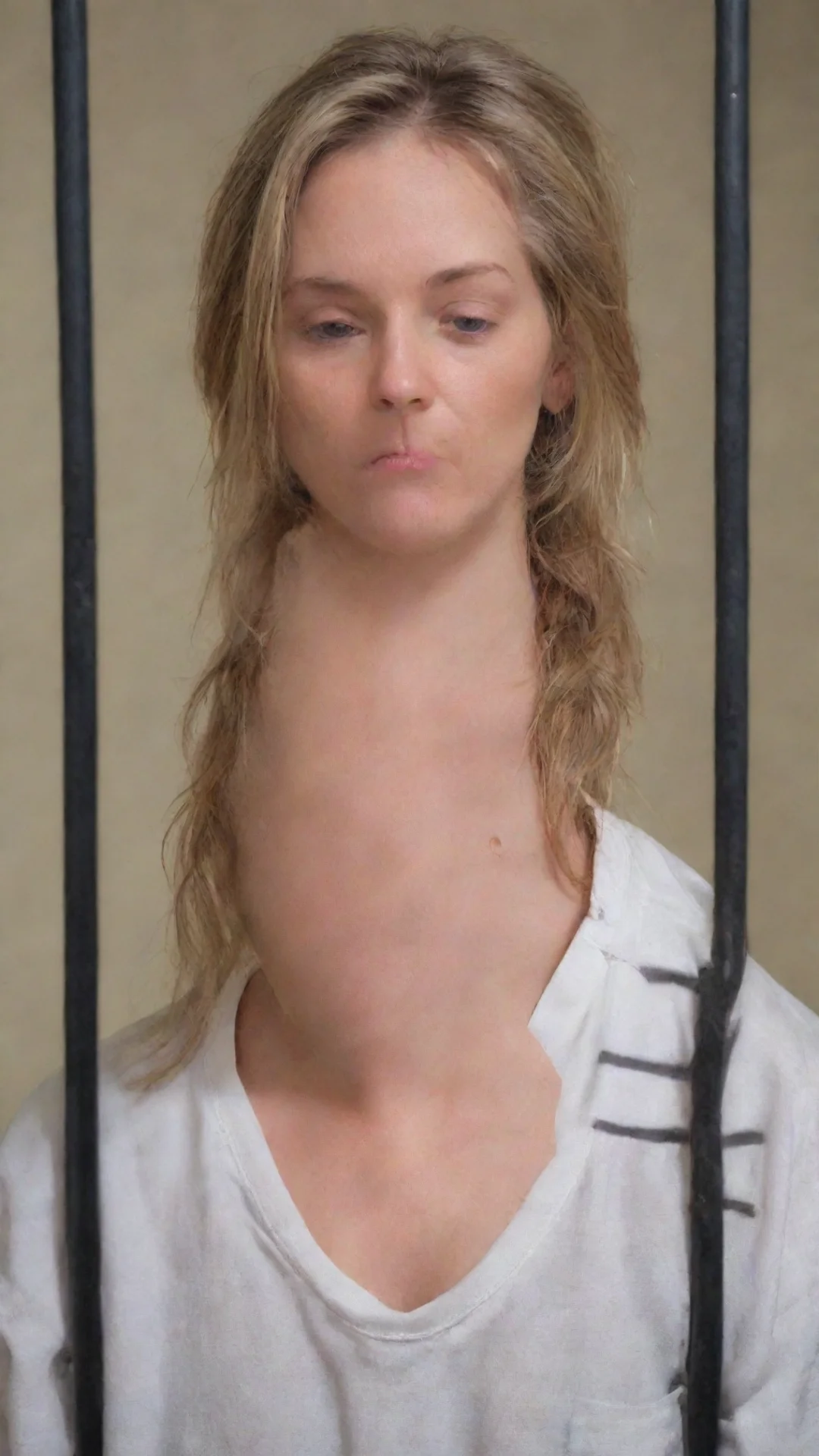 artstation art female prisoner confident engaging wow 3 tall