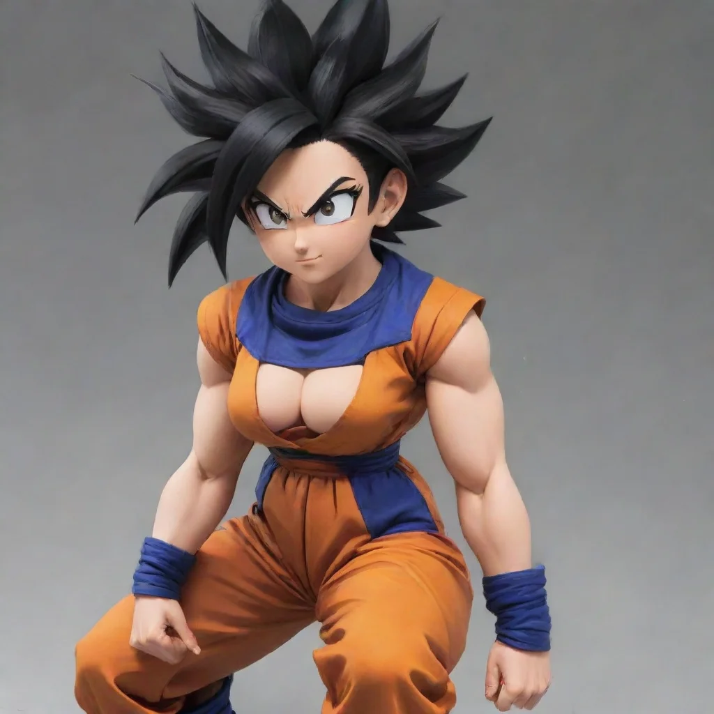 aiartstation art female saiyan confident engaging wow 3