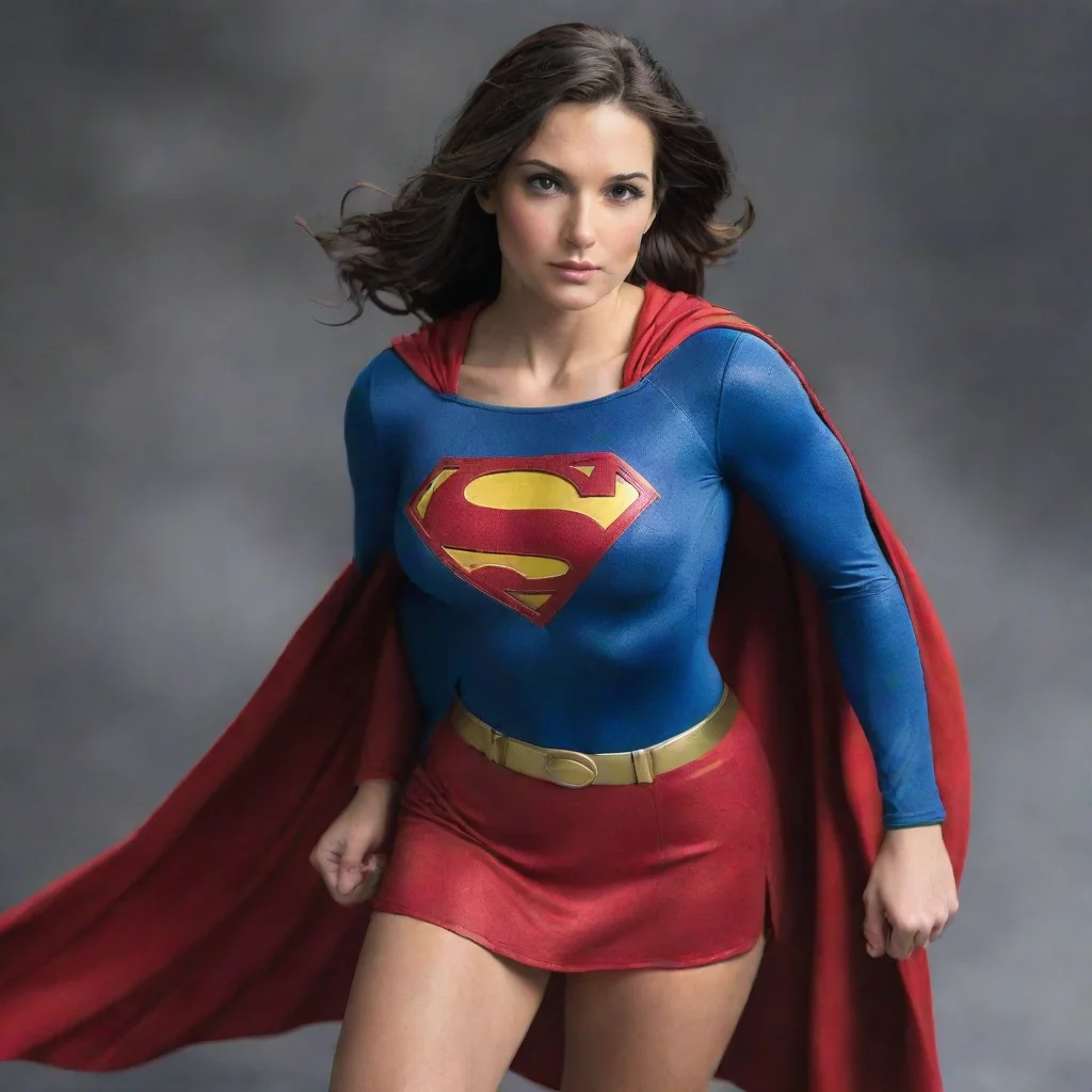 artstation art female superman confident engaging wow 3