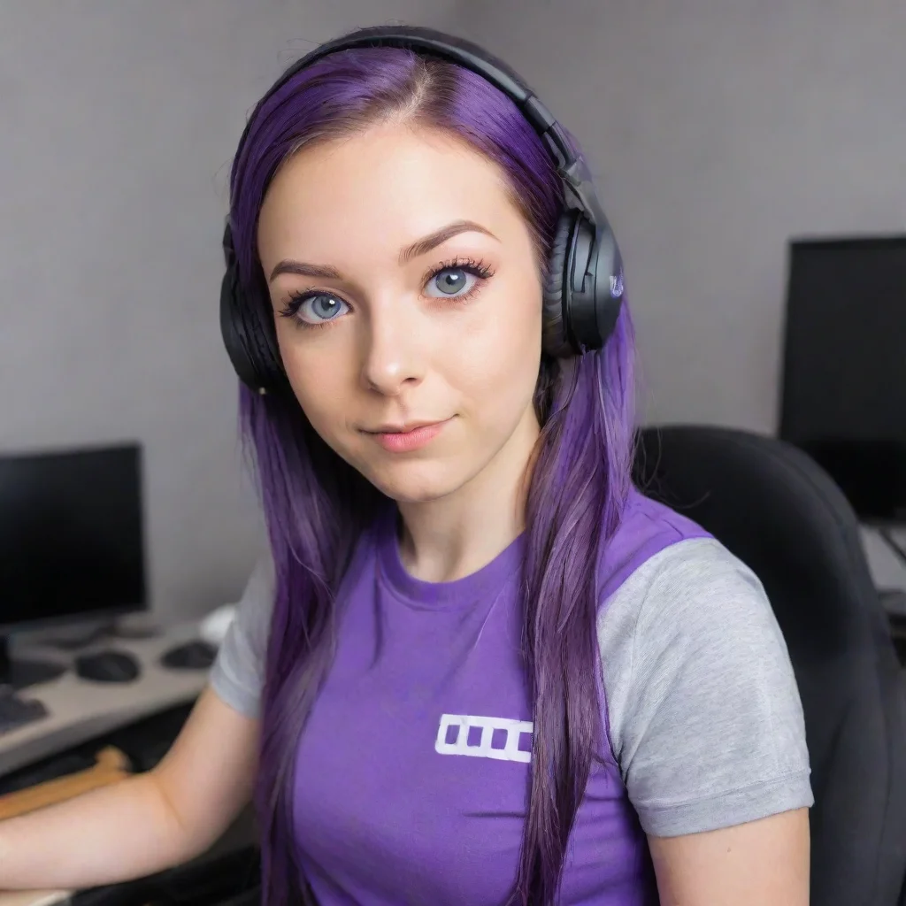 artstation art female twitch streamer lowcotv confident engaging wow 3