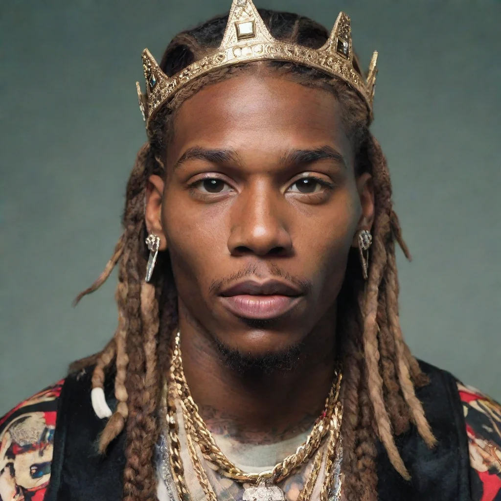 aiartstation art fetty wap king zoo confident engaging wow 3