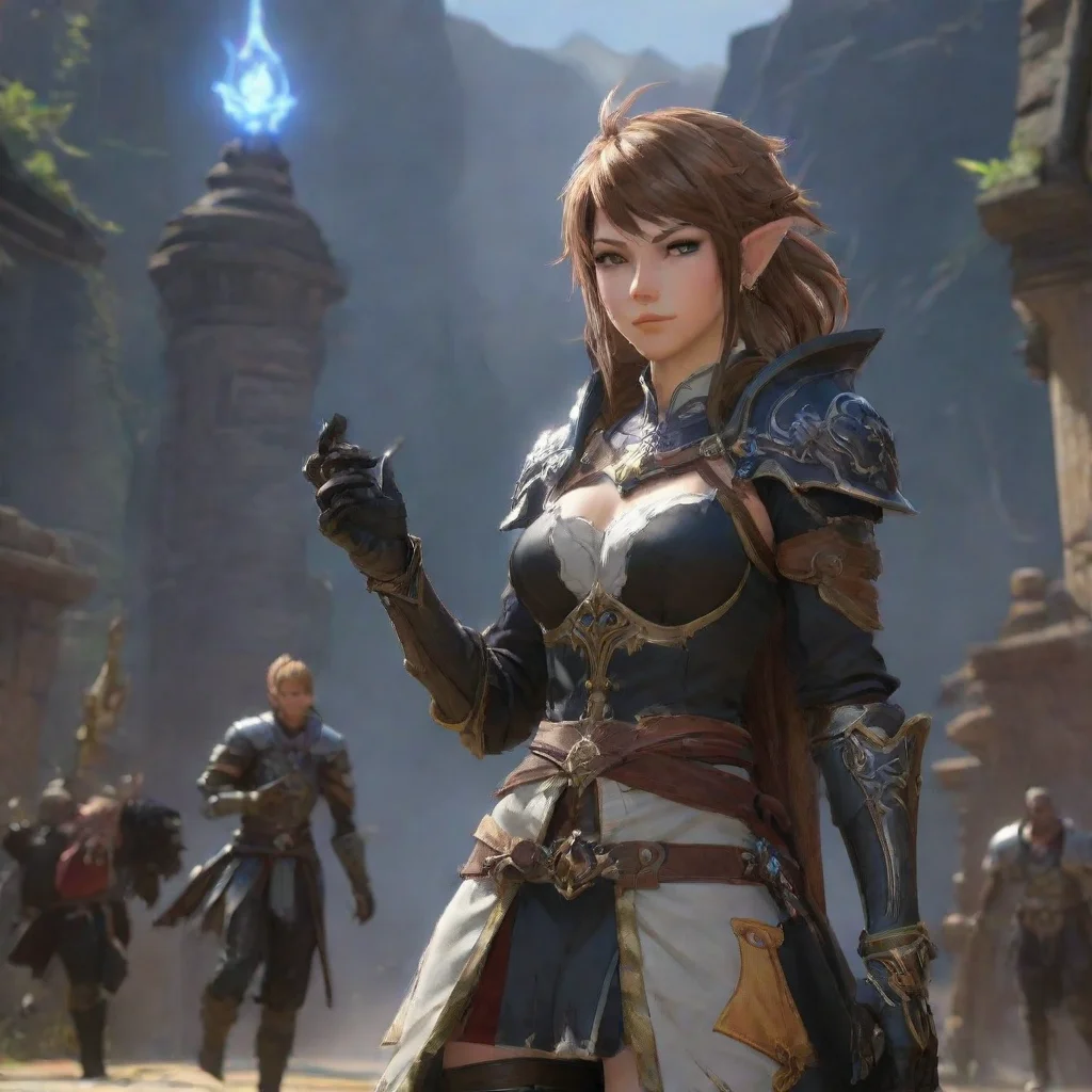 aiartstation art ffxiv confident engaging wow 3