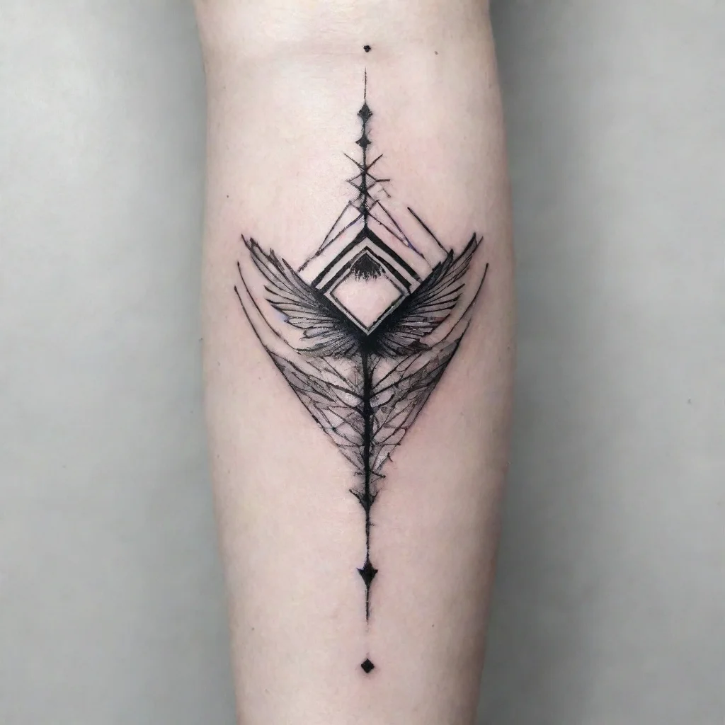 artstation art fine line black and white tattoo wlw confident engaging wow 3