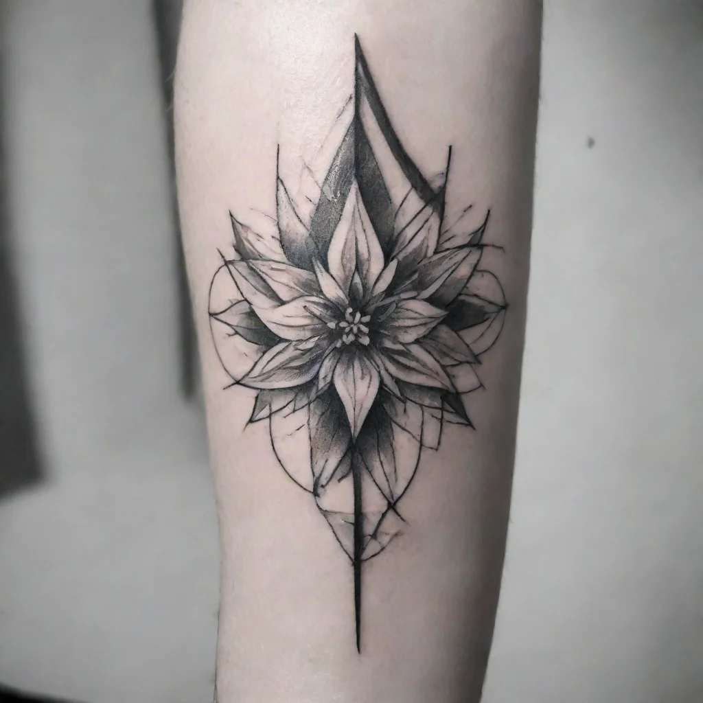 aiartstation art fletcher fine line black and white tattoo confident engaging wow 3