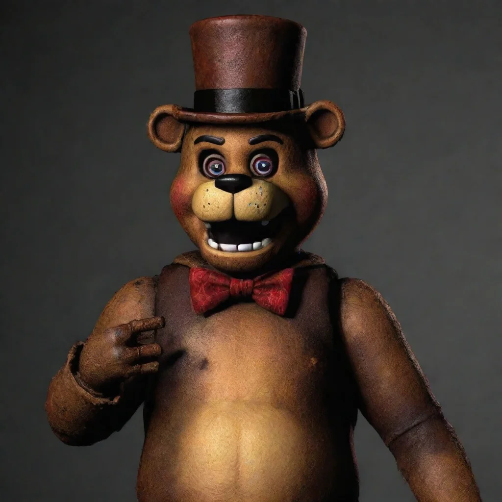 artstation art freddy fazbear confident engaging wow 3