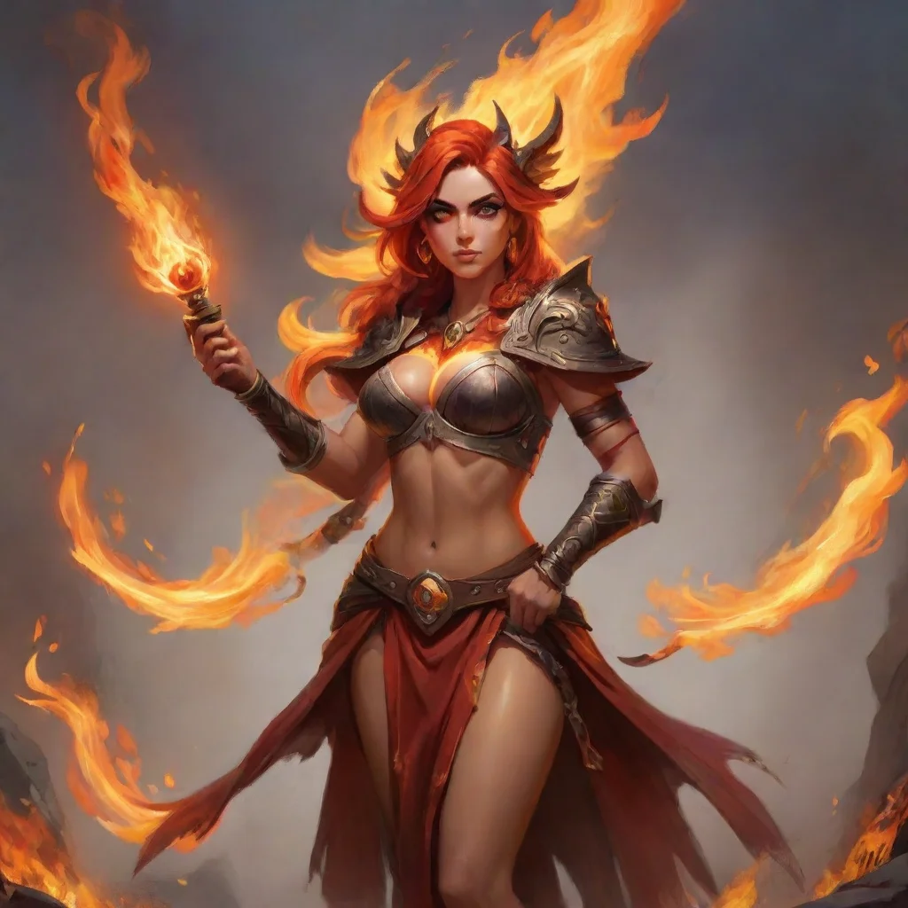 artstation art fuego en el hoyo confident engaging wow 3