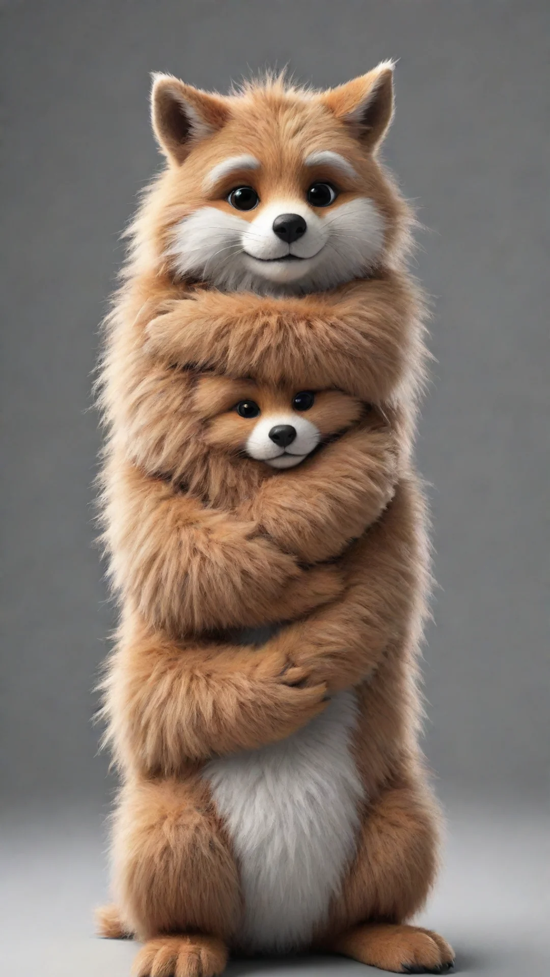 artstation art furry hug animal confident engaging wow 3 tall
