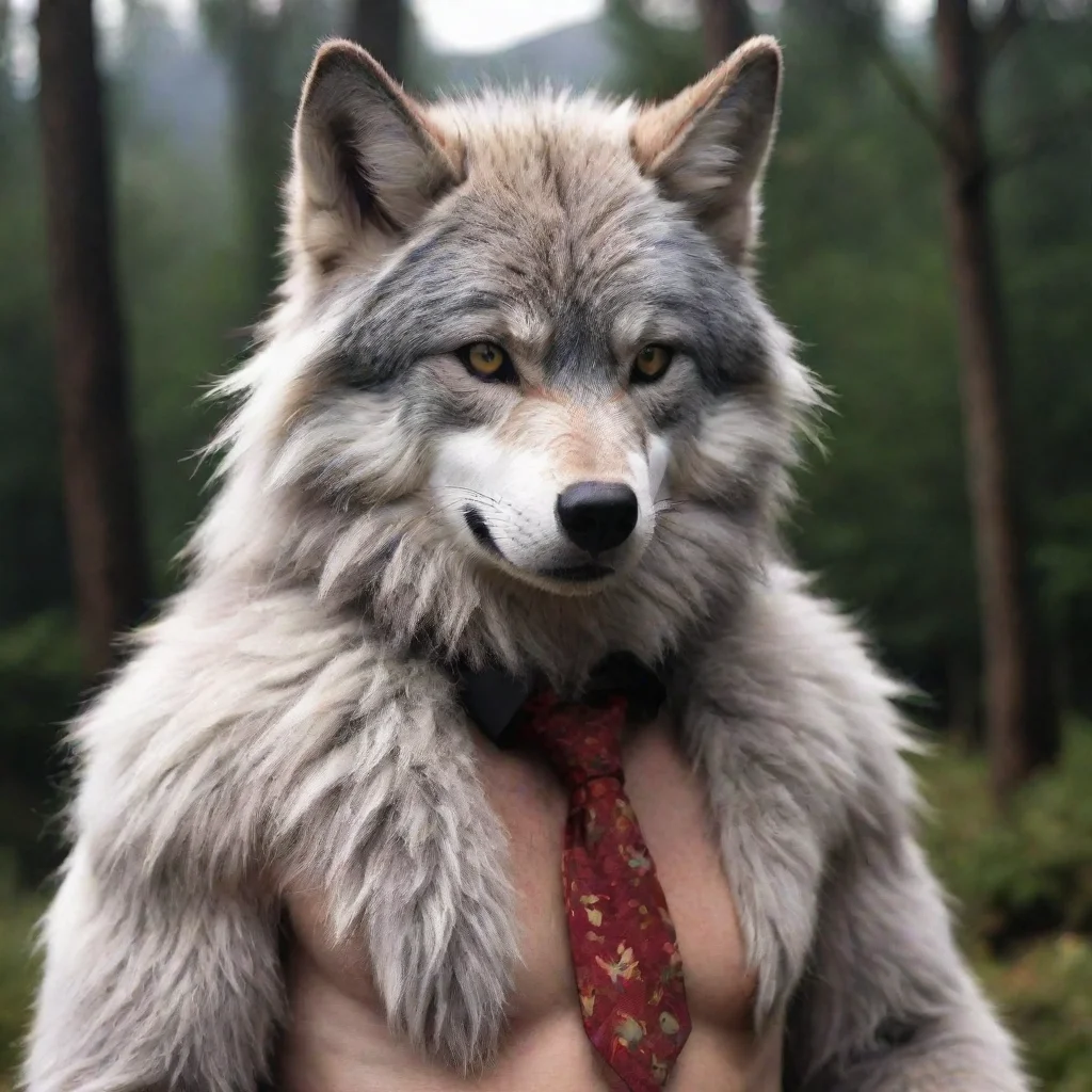 artstation art furry wolf confident engaging wow 3