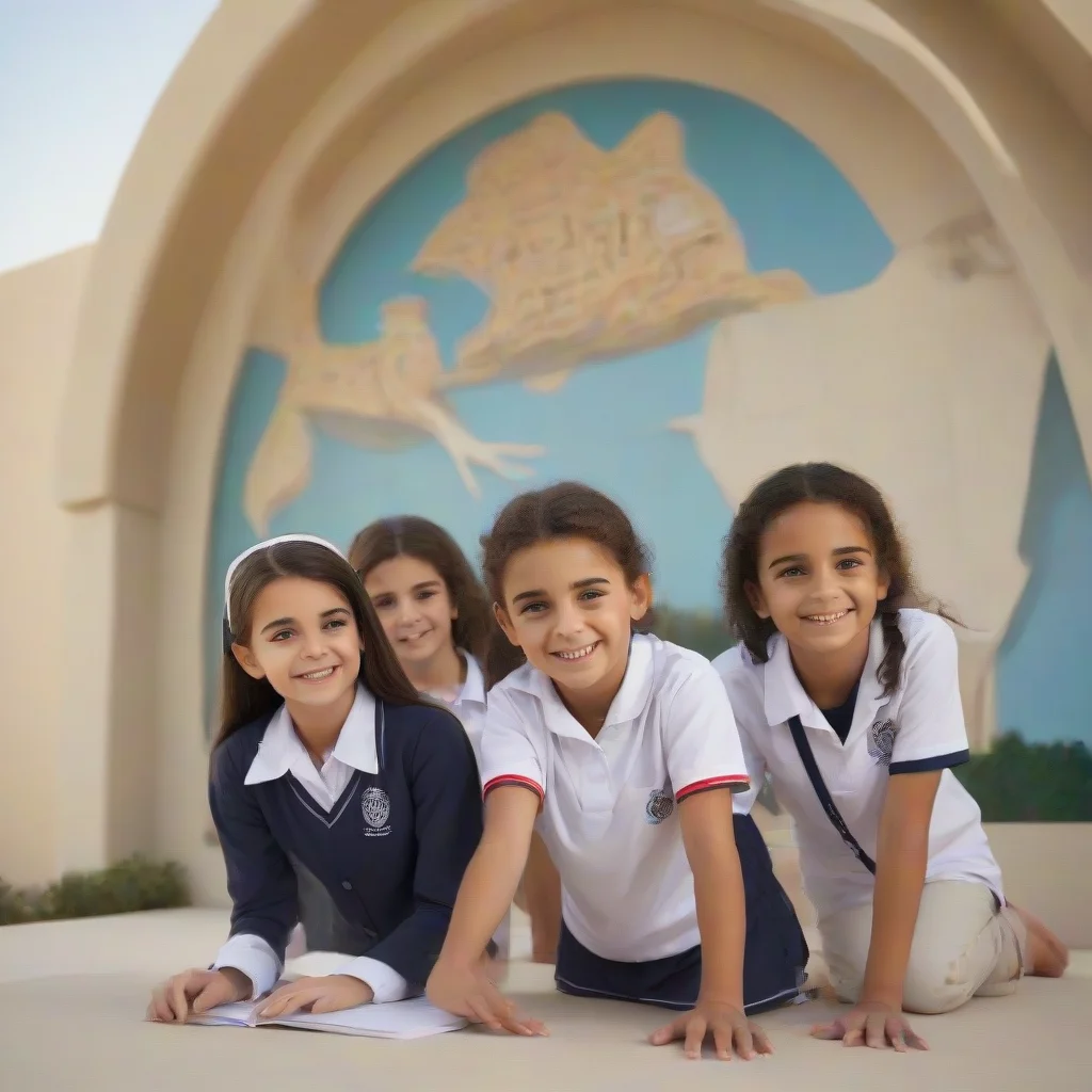 aiartstation art generate an image for noya british school on yas island abu dhabi to encourage admissions confident engaging wow 3