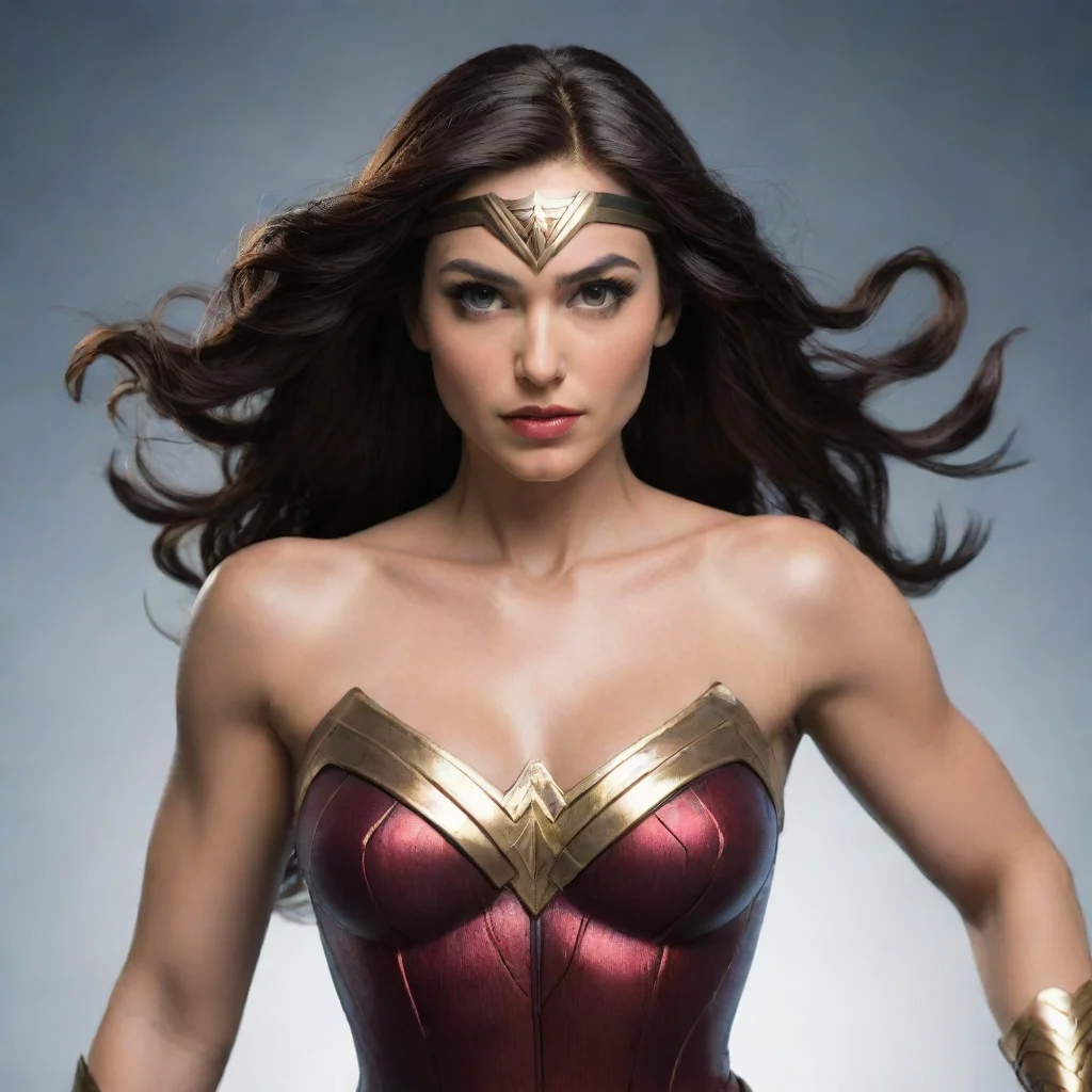 artstation art generate wonderwoman confident engaging wow 3