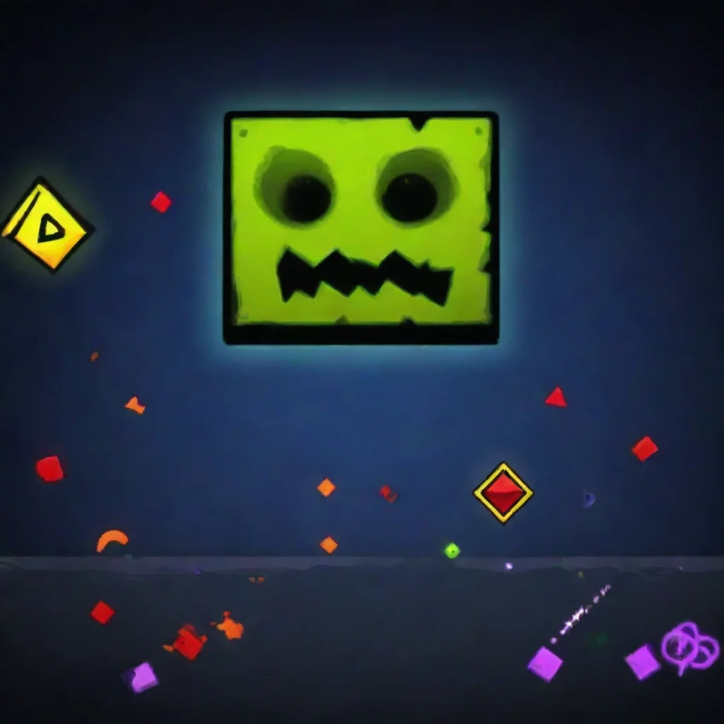 artstation art geometry dash confident engaging wow 3