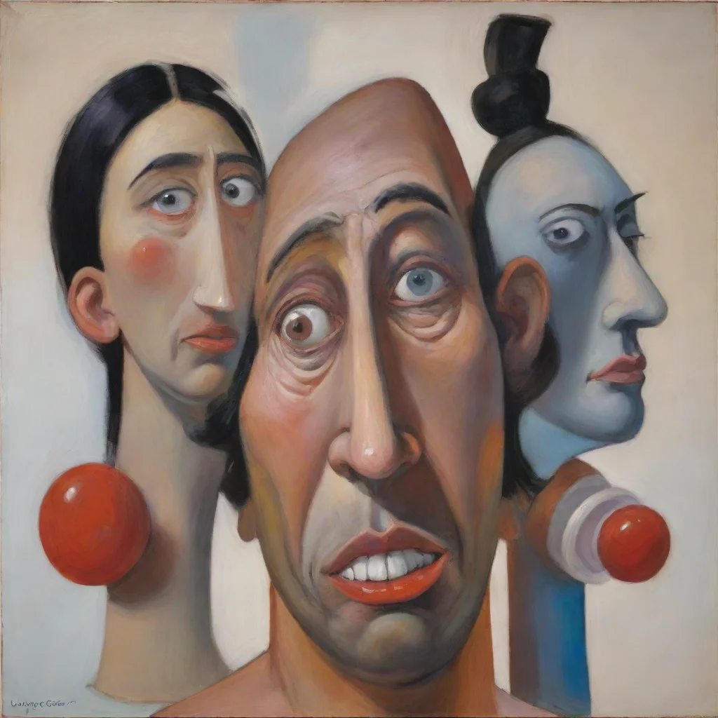 artstation art george condo confident engaging wow 3