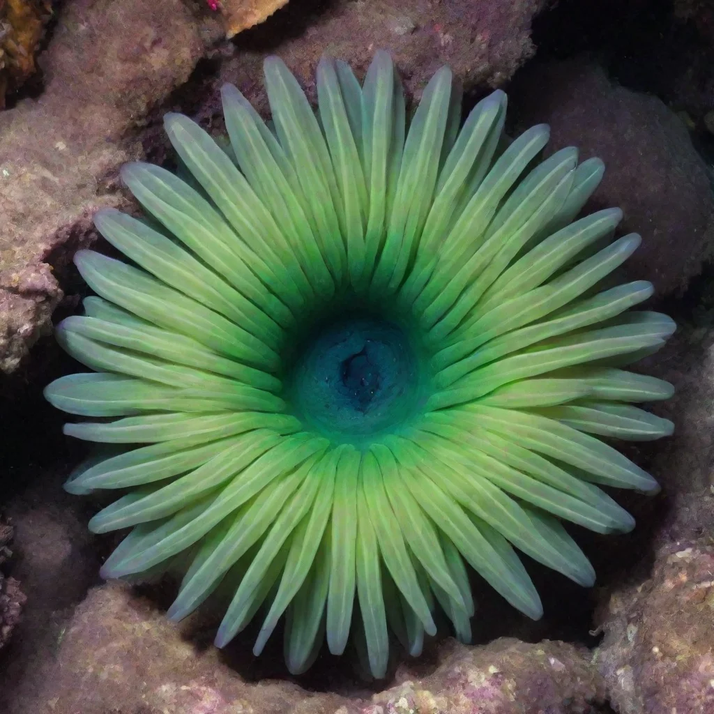 aiartstation art giant green sea anemone confident engaging wow 3