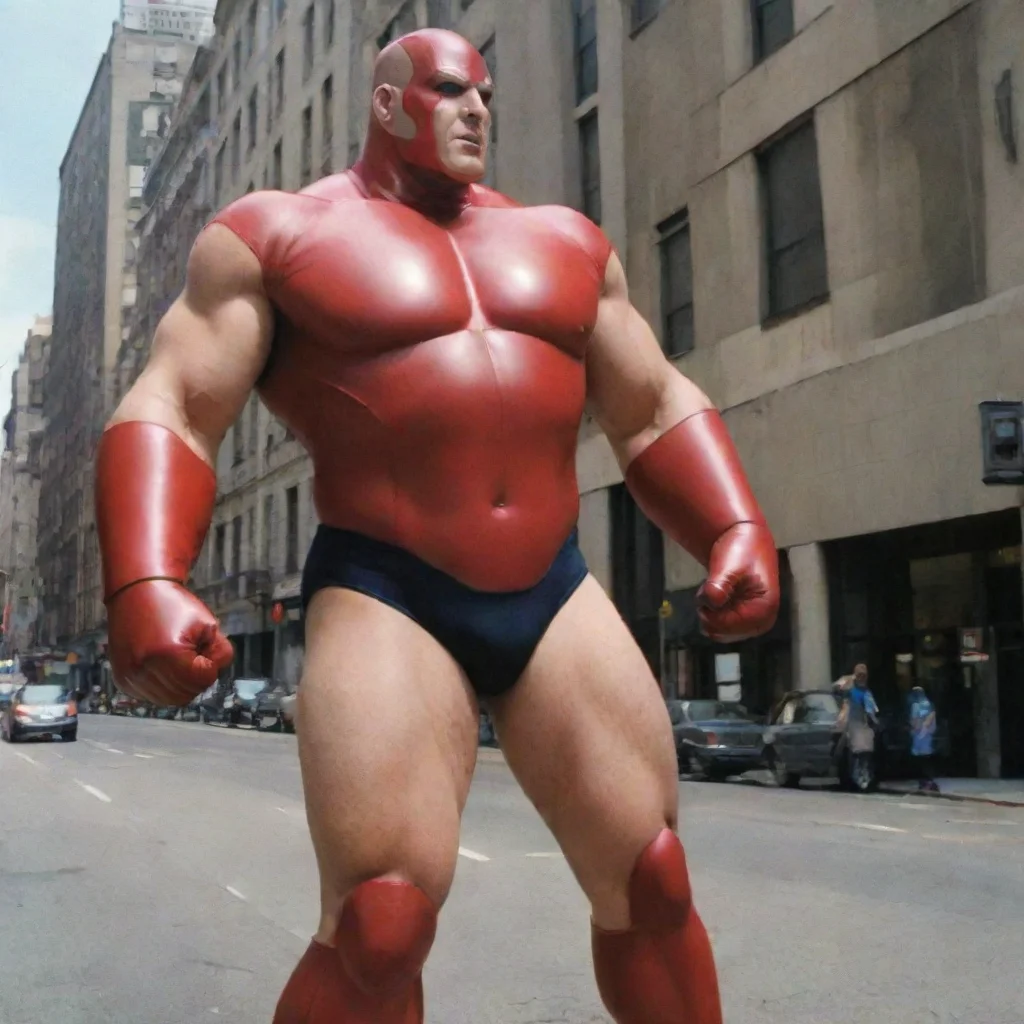 artstation art giant man wearing a thing confident engaging wow 3
