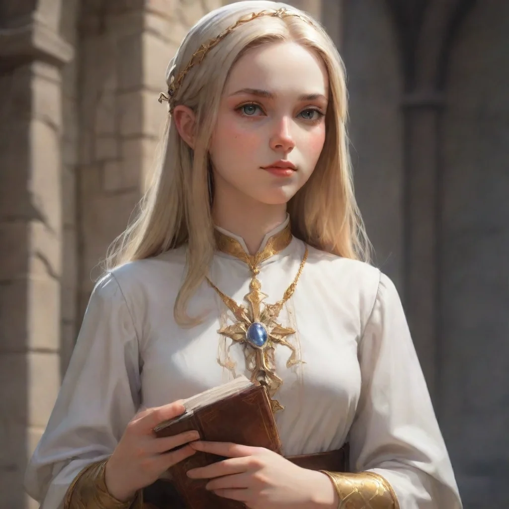 aiartstation art girl cleric confident engaging wow 3