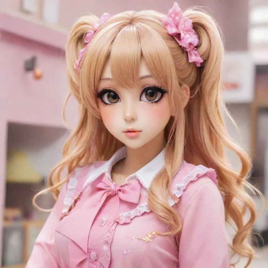 artstation art girl gyaru anime style  confident engaging wow 3