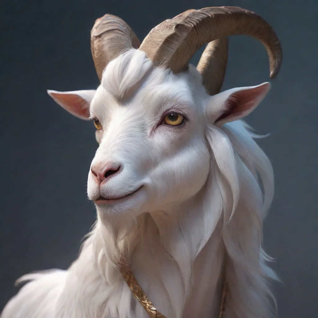 aiartstation art goat character fantasy style anime goat cool chill character hd beauty grace honor strong character portrait artstation aesthetic confident engaging wow 3