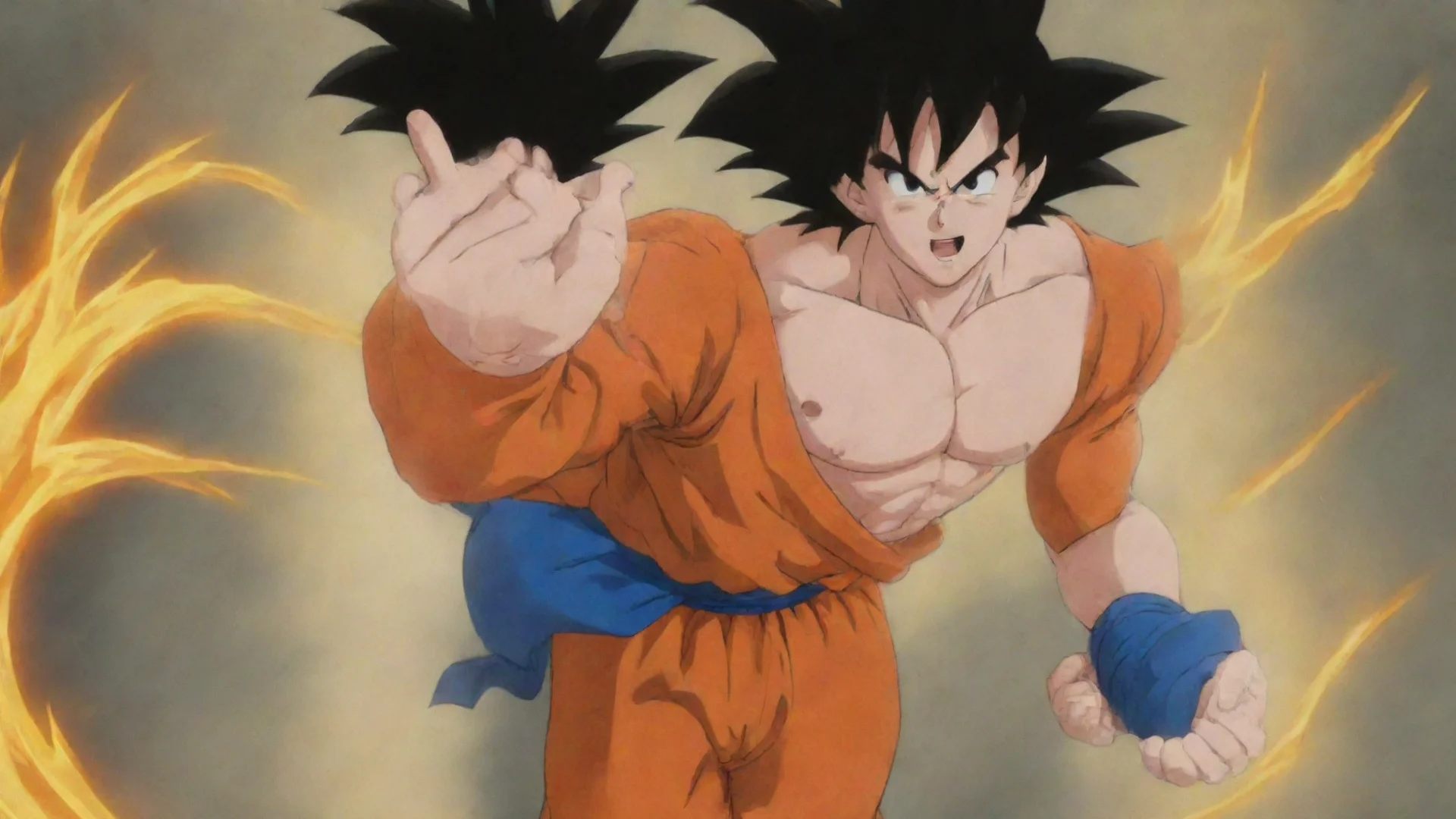 aiartstation art goku confident engaging wow 3 hdwidescreen
