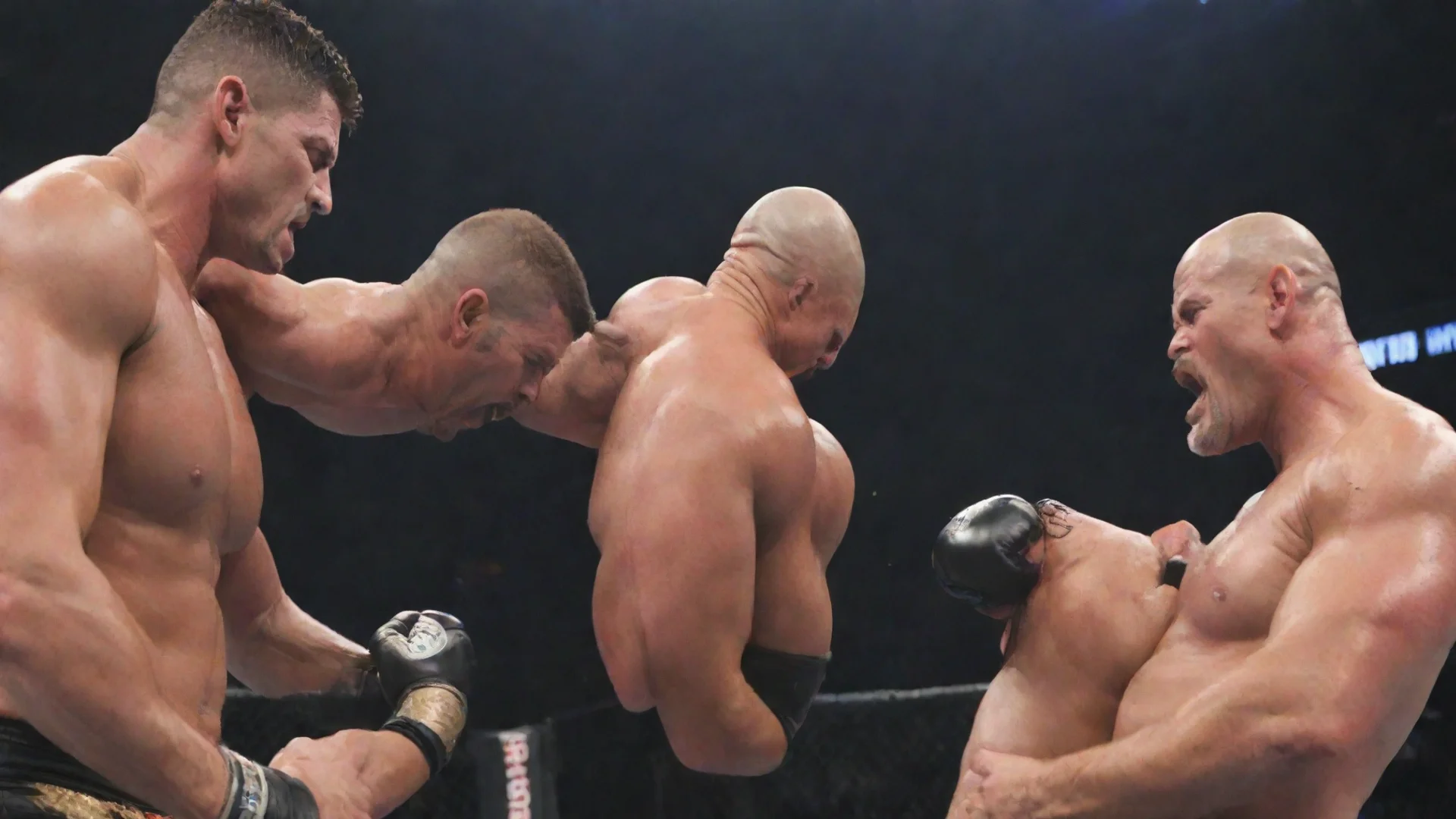aiartstation art goldberg vs cody rhodes  confident engaging wow 3 hdwidescreen