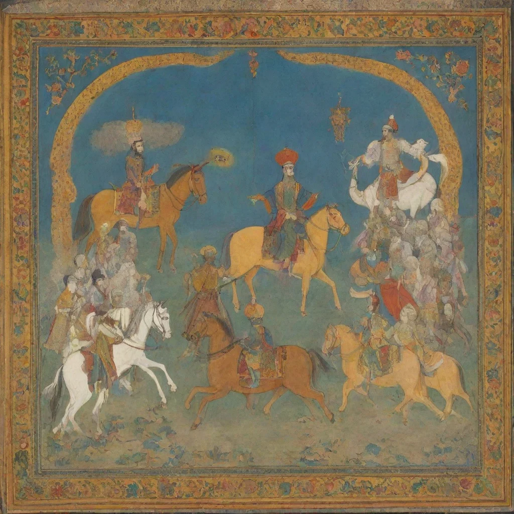 artstation art gordafarid shahnameh confident engaging wow 3