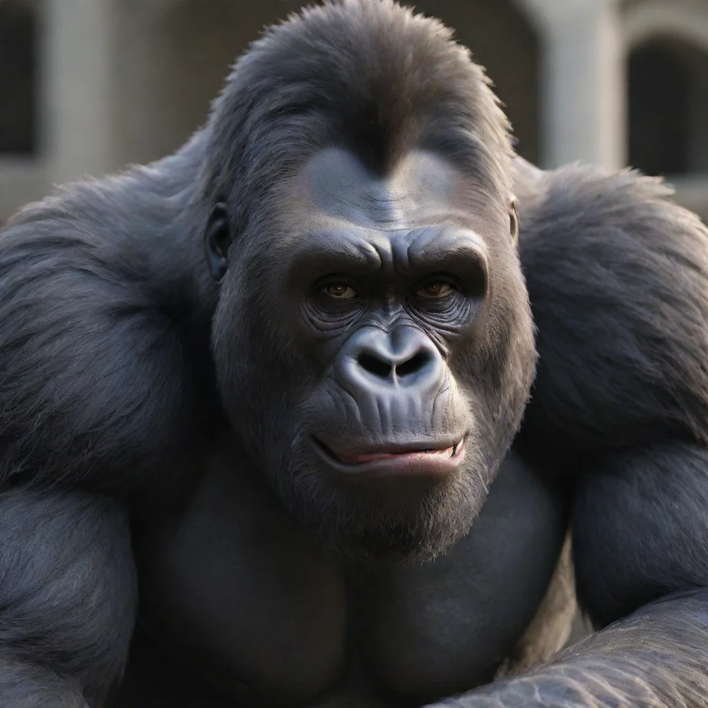 aiartstation art gorilla pimp hyper realistic octane render details 8k confident engaging wow 3