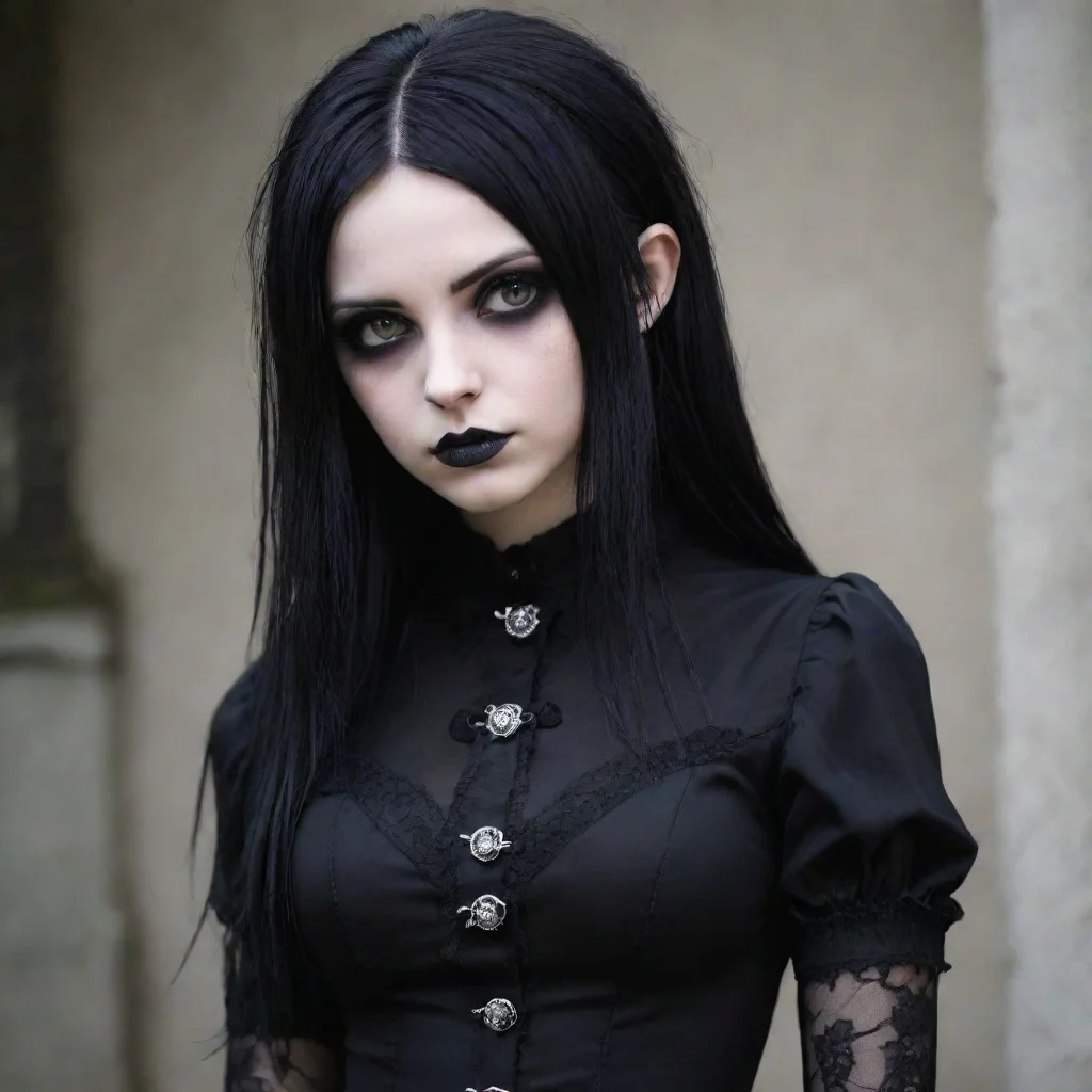 artstation art goth girl  confident engaging wow 3