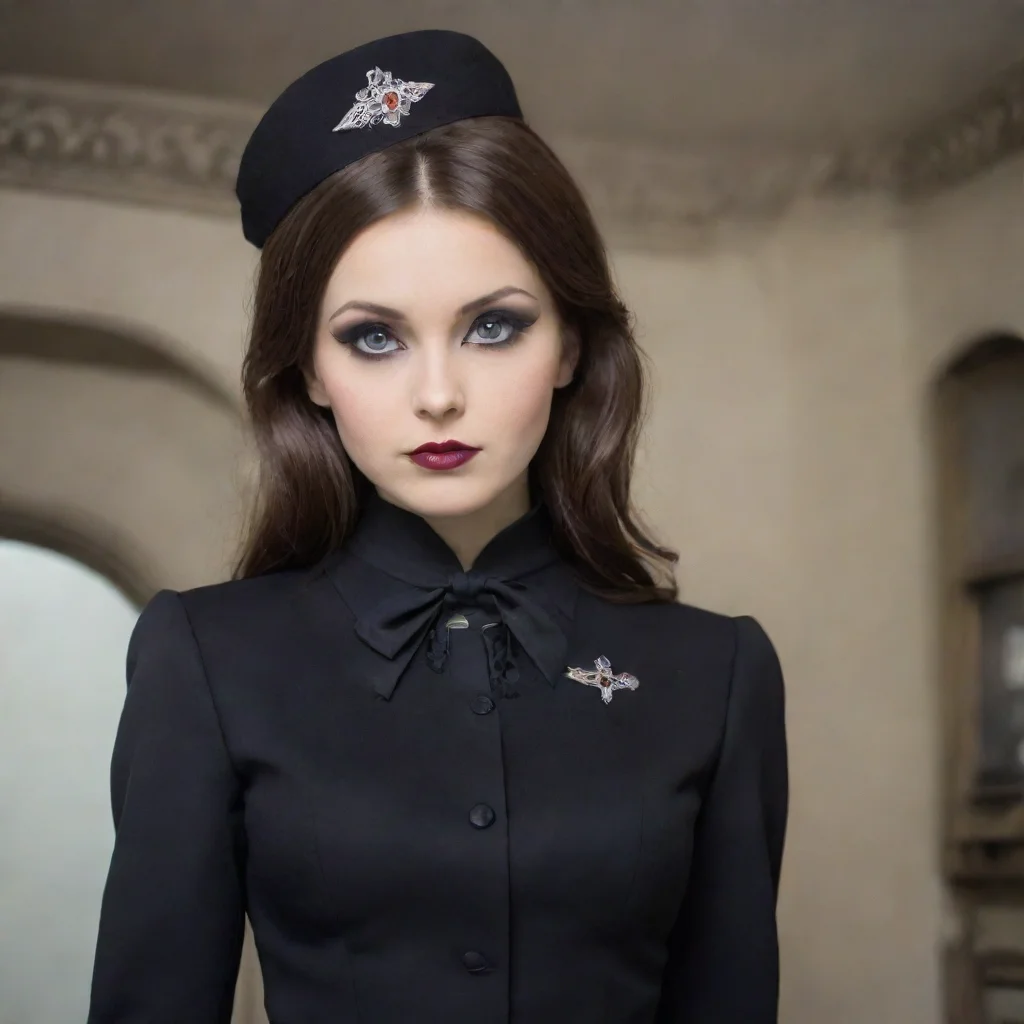 artstation art gothic stewardess confident engaging wow 3