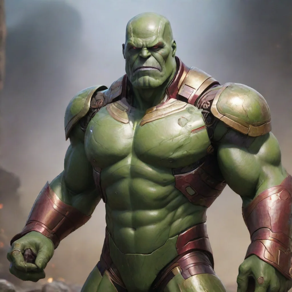aiartstation art green thanos with ironman confident engaging wow artstation art 3 confident engaging wow 3