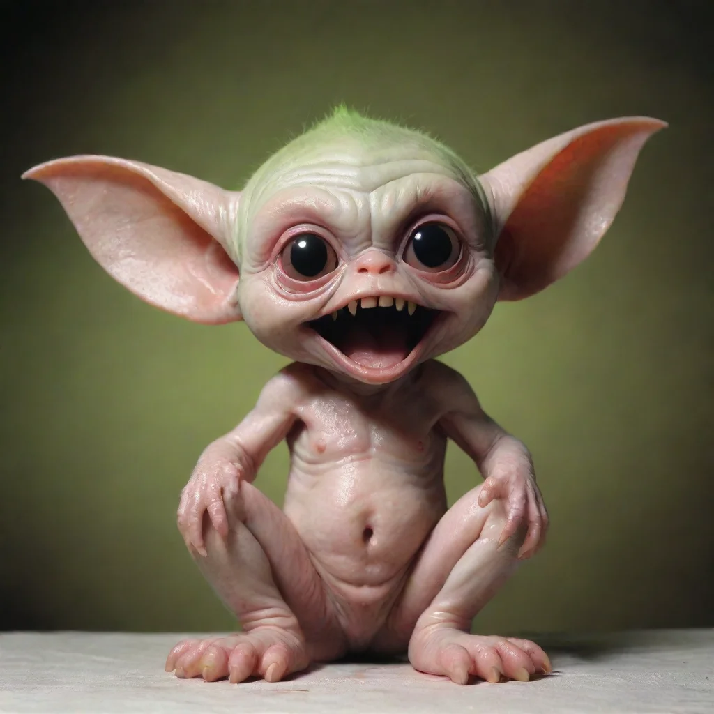 aiartstation art gremlin fetus confident engaging wow 3
