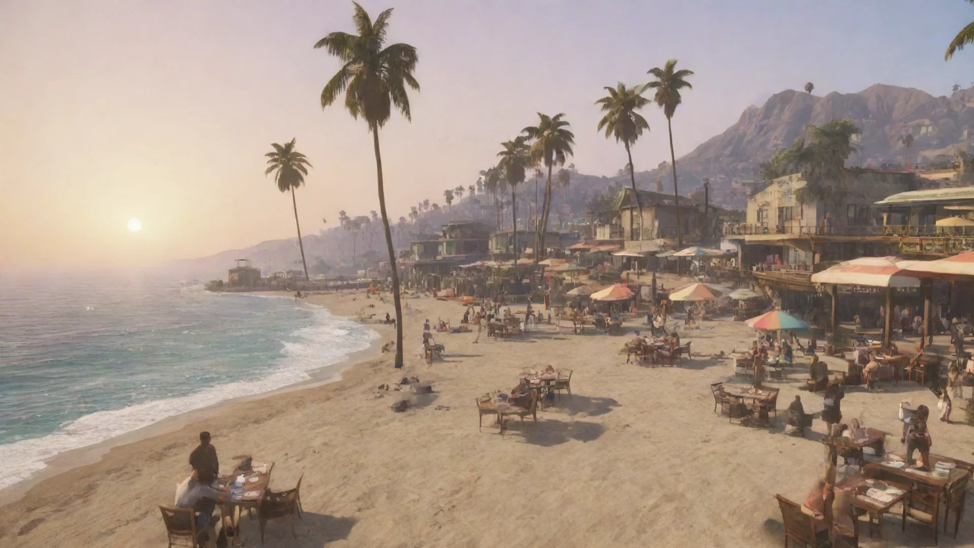 aiartstation art gta 5 pearl restaurant beach confident engaging wow 3 hdwidescreen