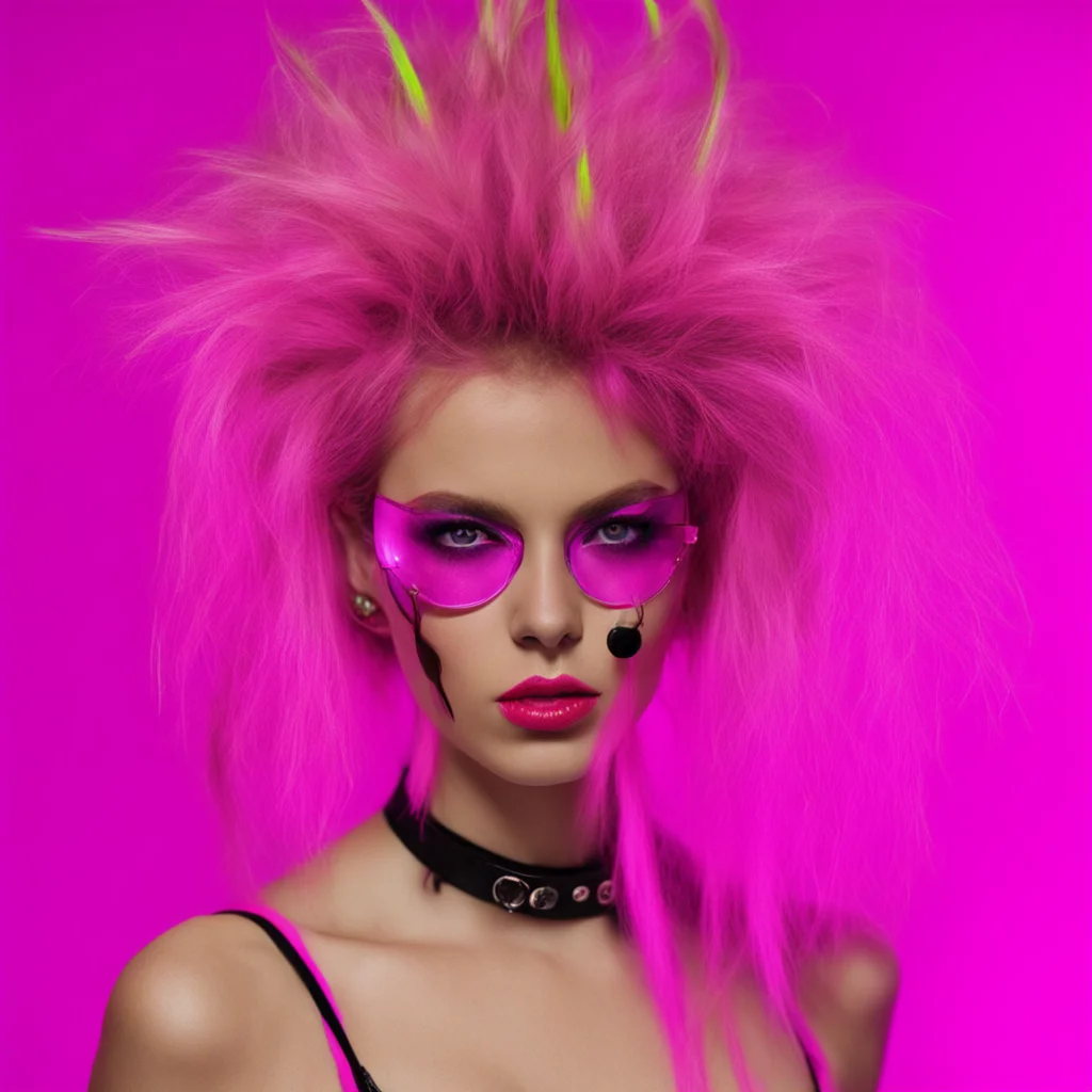 artstation art hairy cherry neon punk confident engaging wow 3