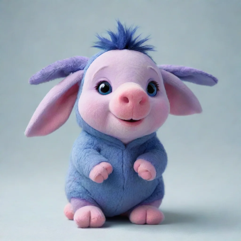 artstation art half piglet half eeyore confident engaging wow 3