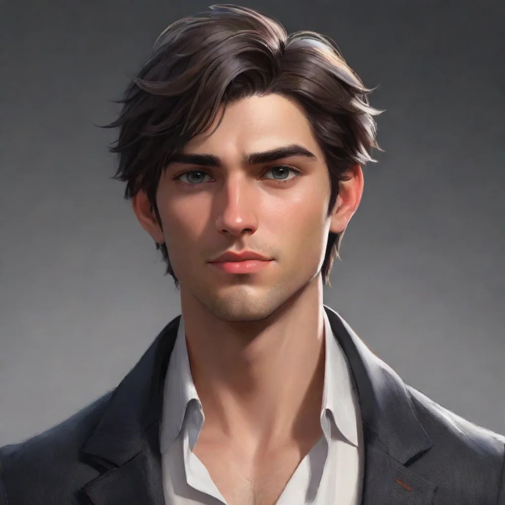 aiartstation art handsome boy confident engaging wow 3