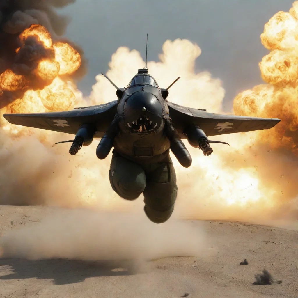 aiartstation art helldiver running with explosions confident engaging wow 3