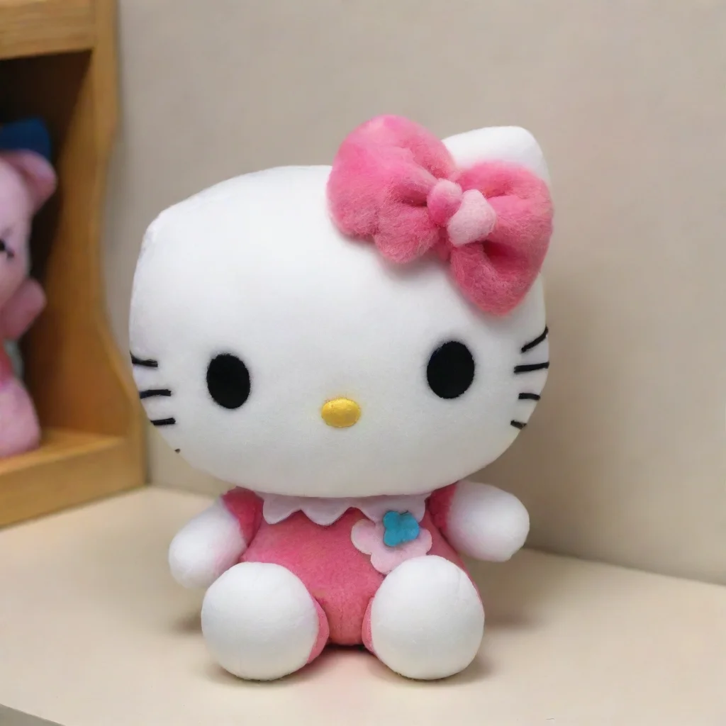 artstation art hello kitty plushie in the backrooms confident engaging wow 3