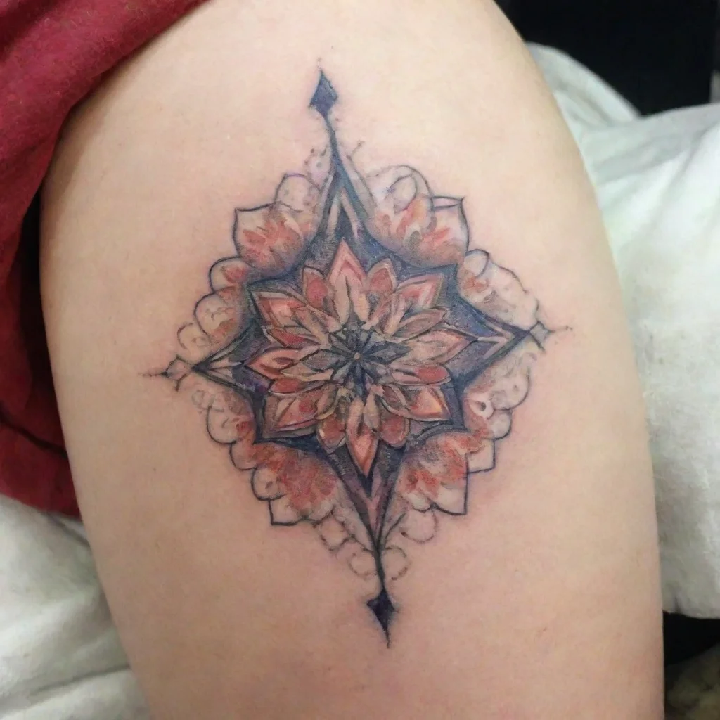 artstation art her maroccan fine line tattoo confident engaging wow 3